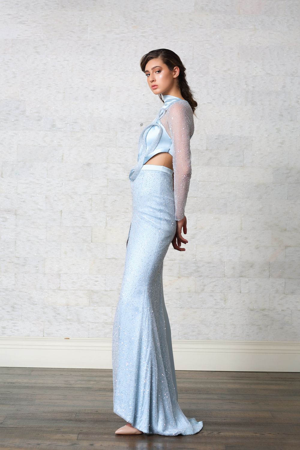 Hand Beaded Evening Dress Hand Beaded Evening Dress