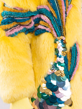 Embellished Faux-Fur Coat