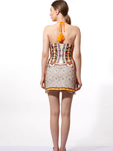 Embroidered Mini Dress