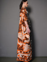 Silk Caftan Dress