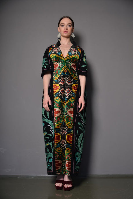 Flowing Silk Dress