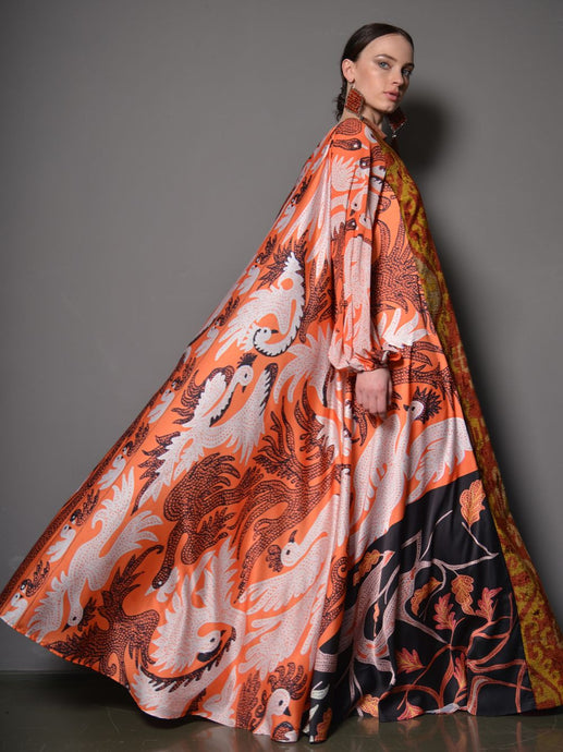 Flowing Silk Dress