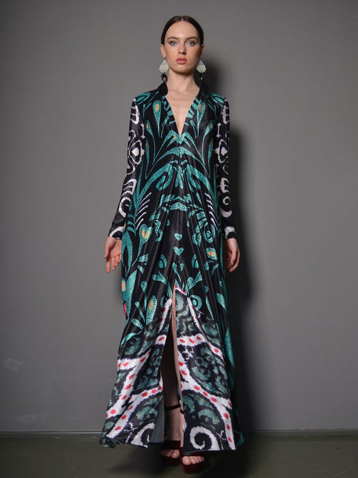 Silk Velvet Dress