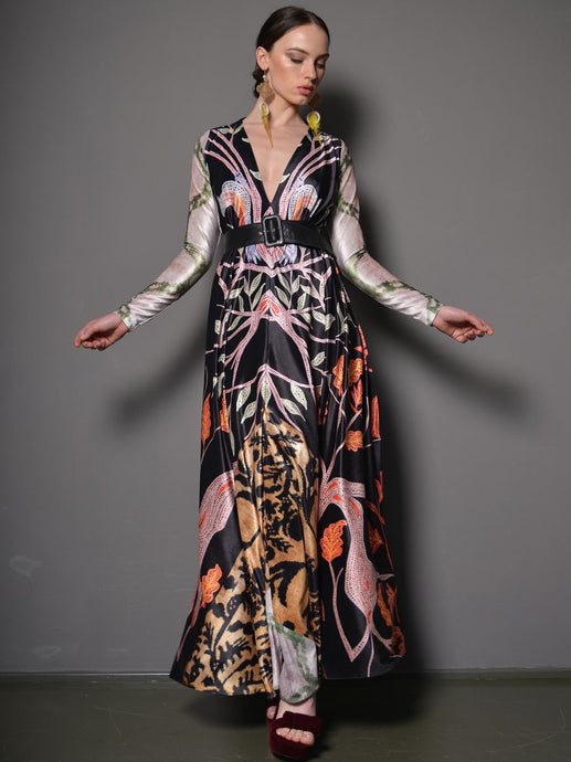 Silk Velvet Dress
