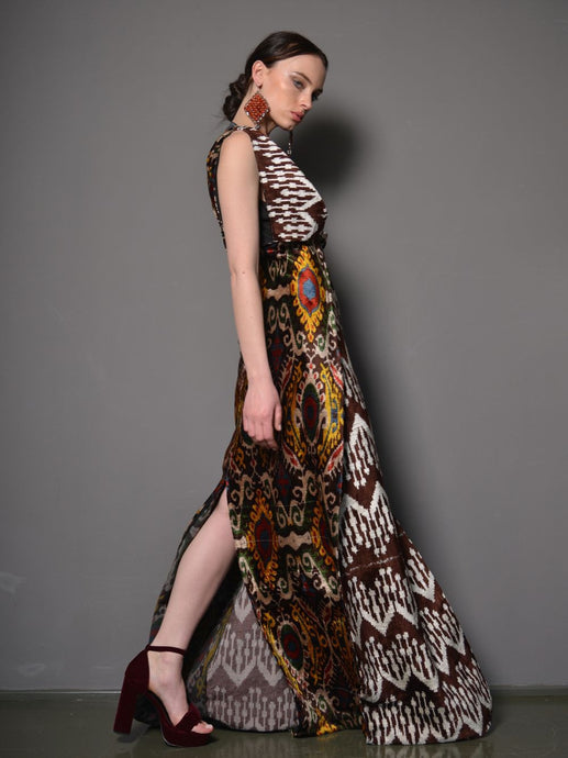 Silk Ikat Dress