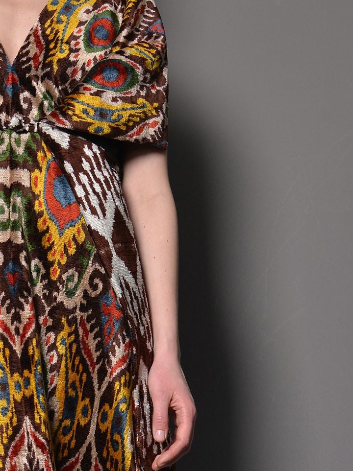 silk ikat dress Silk Ikat Dress