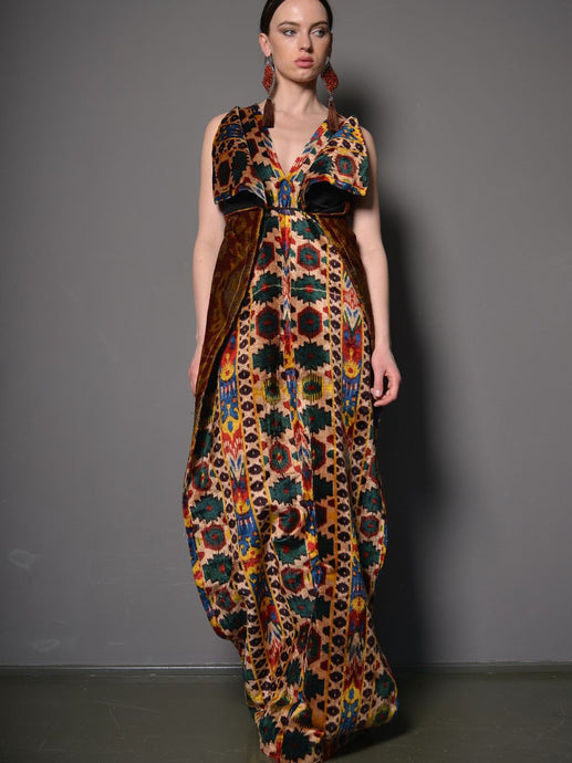 Silk Ikat Dress