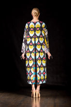 Silk Ikat Kimono Dress