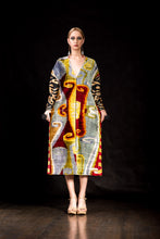 Silk Ikat Kimono Dress