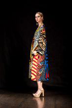 Silk Ikat Kimono Dress