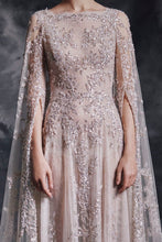 Embroidered Couture Dress & Cape