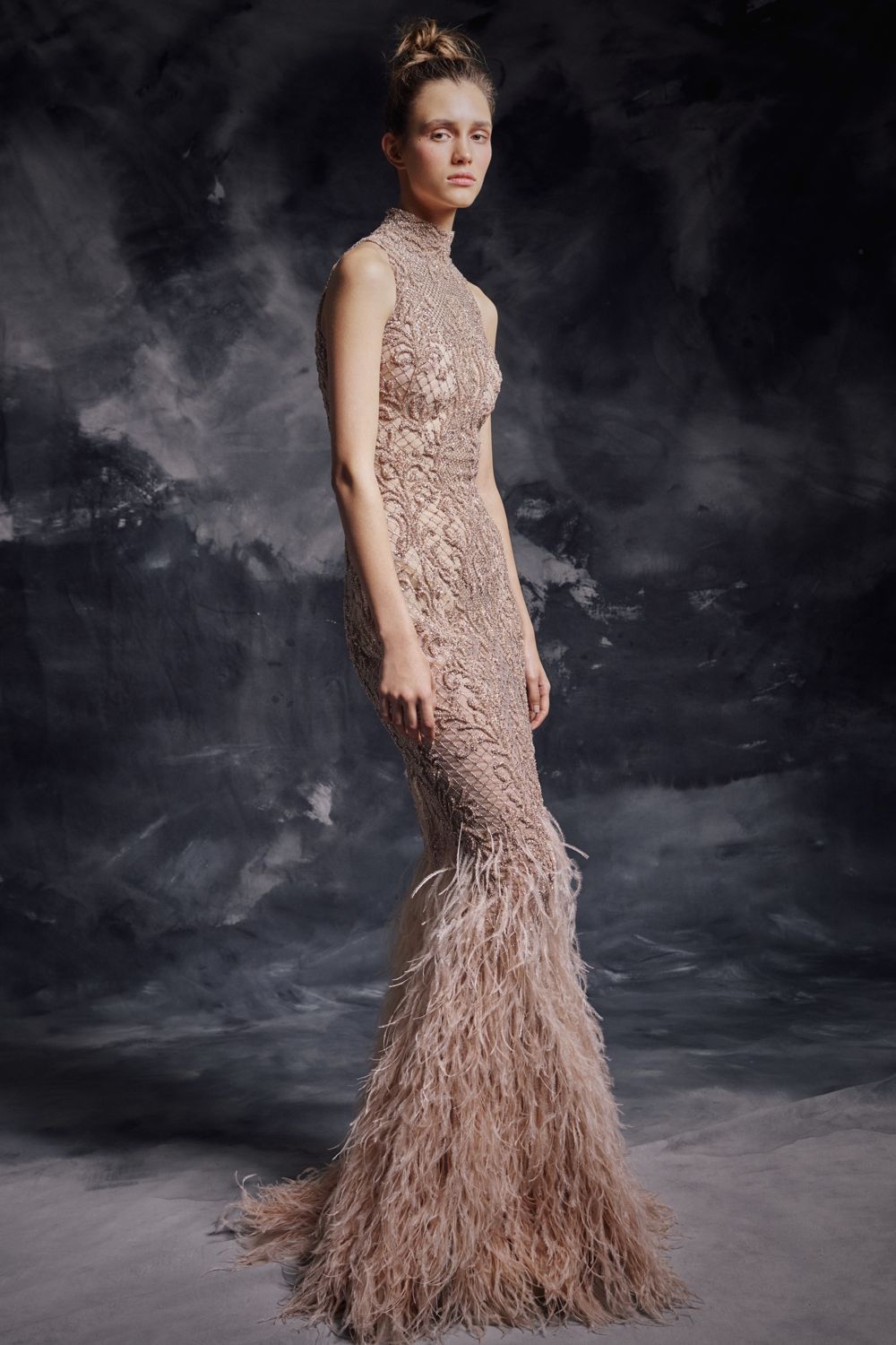 Fully Embroidered Mermaid Gown World Wide Couture Fully Embroidered Mermaid Gown World Wide Couture