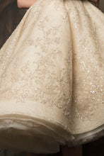 Ivory & Gold Embroidered Couture Dress