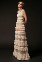 Layered Ivory Couture gown