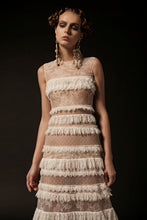 Layered Ivory Couture gown