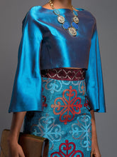 Kimono Blouse & Pencil Skirt