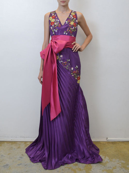 purple dress philippines Philippines National Costume Style Tank Maxi Dress Barong Tagalog and Eagle Feather Purple Color