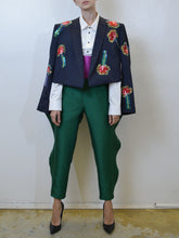 Embroidered Jacket & Silk Pants