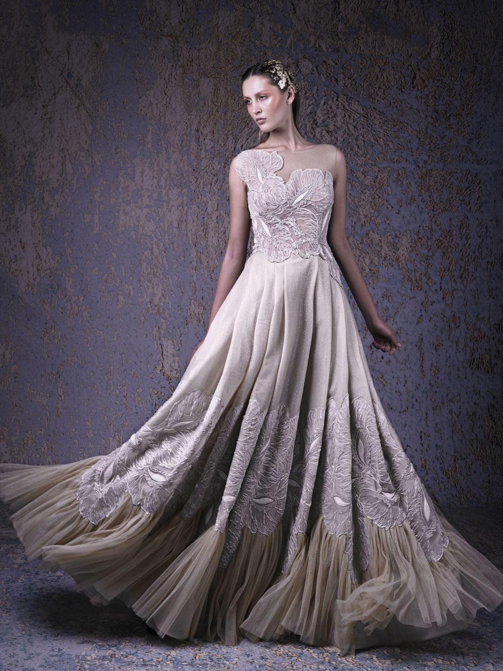 EMBELLISHED COUTURE GOWN