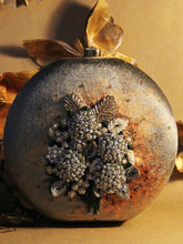 Silver & Gold Hydrangea Clutch