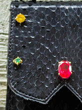 Ayers Snake Skin Minibag With Gemstones