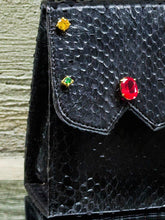 Ayers Snake Skin Minibag With Gemstones