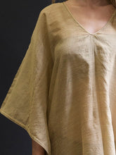 Handwoven Silk-Cotton Caftan