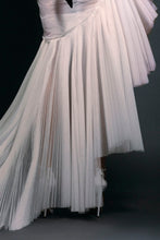 Exquisitely Draped Asymmetrical Gown