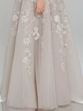 Embellished Guipure Gown