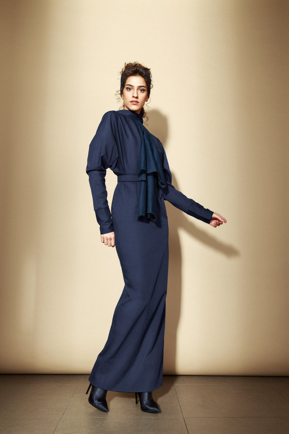 the limited navy blue dress The Limited navy blue lace dress