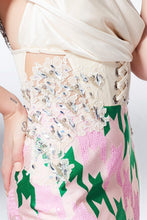 Hand Embroidered Corset Gown