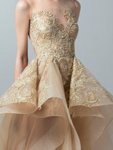 Embellished Asymmetrical Dress