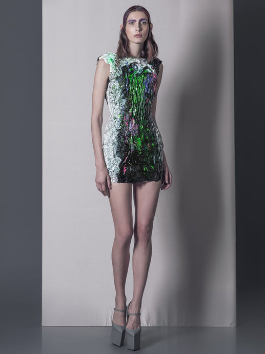 Hand Painted Silicone Injected Dress