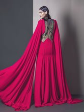 Fuchsia Kimono Gown