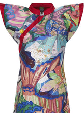 Hand Embellished Printed Dress
