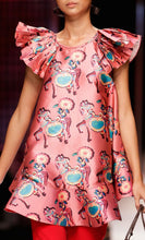 Printed Dress With Pleats