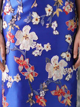Embroidered Column Dress