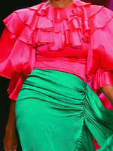Flamenco Top & Draped Skirt